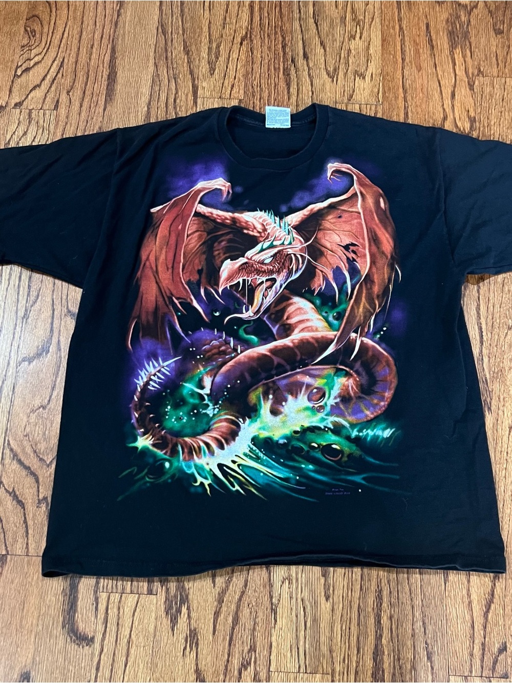 1999 Liquid Blue Dragon AOP size XL